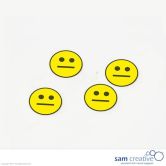Smiley magnetici gialli :-| da 30 mm 25 pz.
