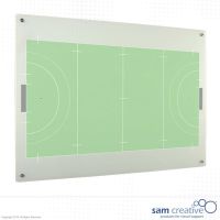 Campo di hockey su lavagna in vetro 120x150 cm