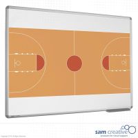 Campo di basket su lavagna bianca 100x200 cm