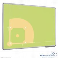 Campo di baseball su lavagna bianca 60x90 cm