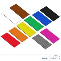 Fascette magnetiche grigie 3x6 cm 25 PZ.