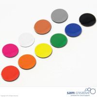 Cerchietti magnetici grigi 2x2 cm 25 PZ.