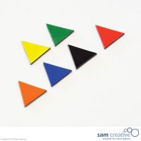 Triangoli magnetici colori misti 2 cm 25 PZ.