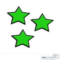Simboli magnetici stelle 4x4 cm verde