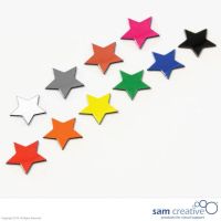 Simboli magnetici stelle 2x2 cm grigie