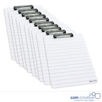 Lavagna Appunti Con Lineatura (set 10 pezzi)